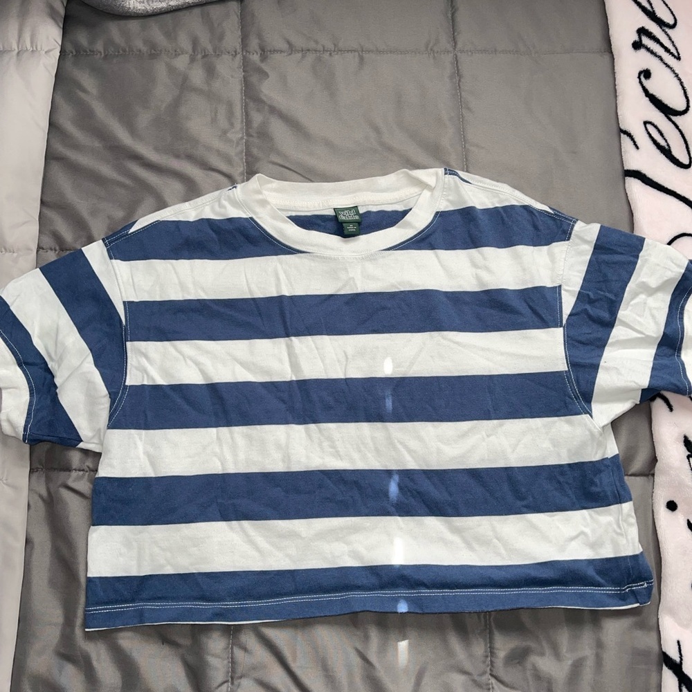 Stripped Crop Top